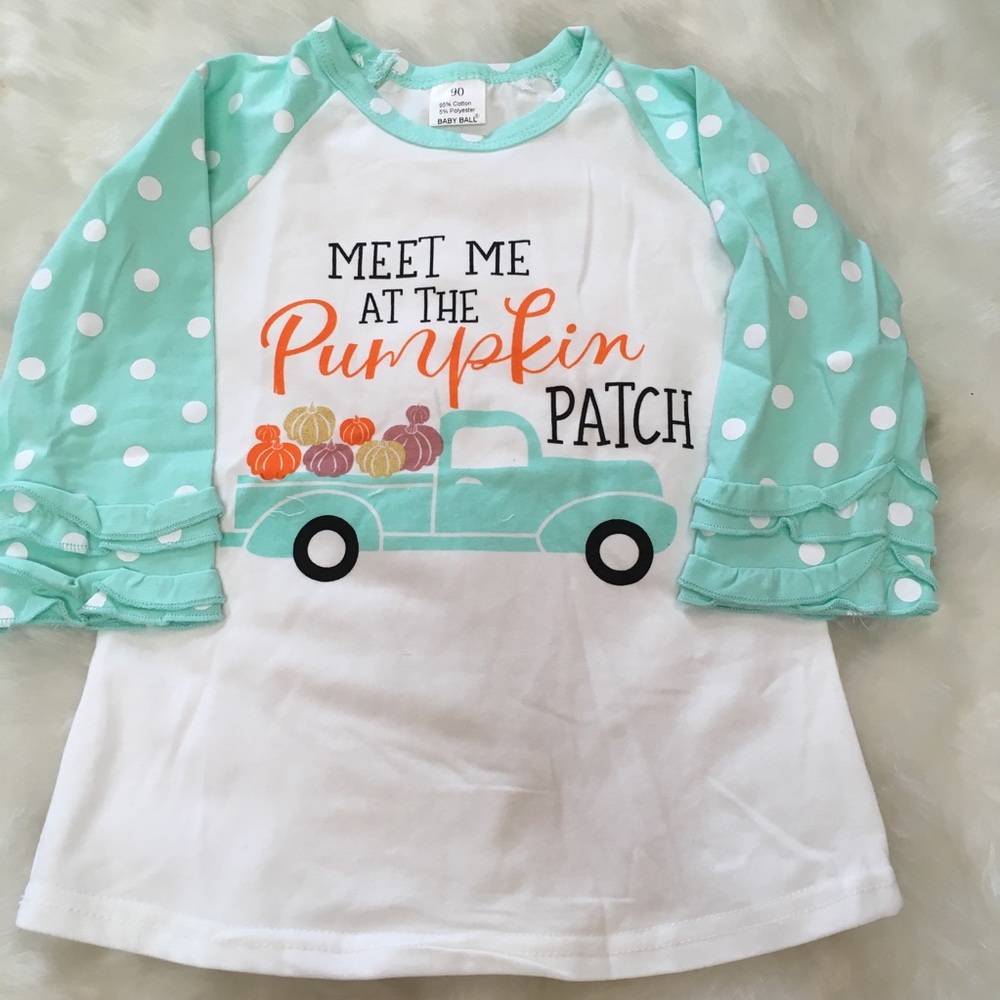 Meet Me at the Pumpkin Patch Ruffle T shirt